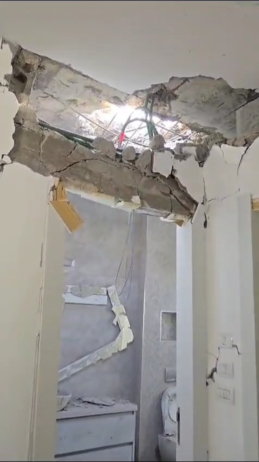 נפילה בראש פינה מוקדם יותר היום