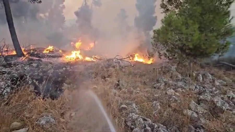 שריפות ליד צפת