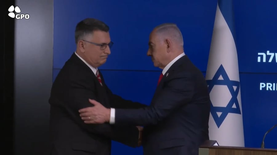 נתניהו וסער מכריזים על צירוף הימין הממלכתי לקואליציה
