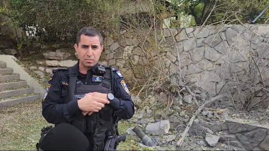 זירת הנפילה בכפר ורדים