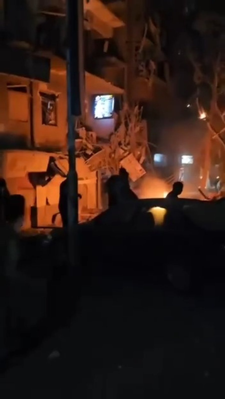 זירת התקיפה בסוריה