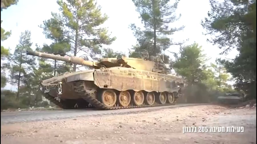 פעילות חטיבה 205 בלבנון