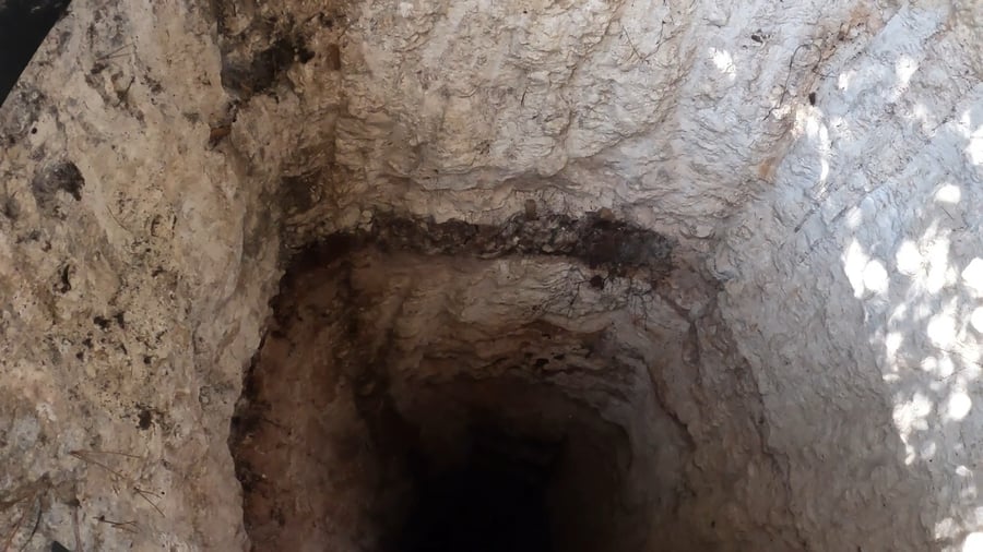 מפקד מדור בגדוד 223, סרן (מיל') גלעד, בפתחי מנהרות וציוד לחימה שנמצאו בסמוך לאתר יוניפי"ל