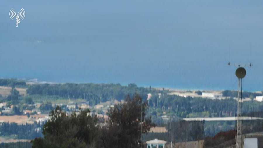 תיעוד רחפנים של מאגר נשק של חיזבאללה שנמצא במרחק של פחות מ-500 מטר מהאתר