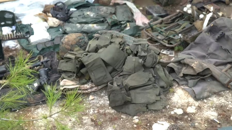 הצהרה מוקלטת של מפקד פלוגה באוגדה 146, רס"ן אריאל, בתוך מנהרה שנמצאה במרחק של חצי קילומטר מהאתר