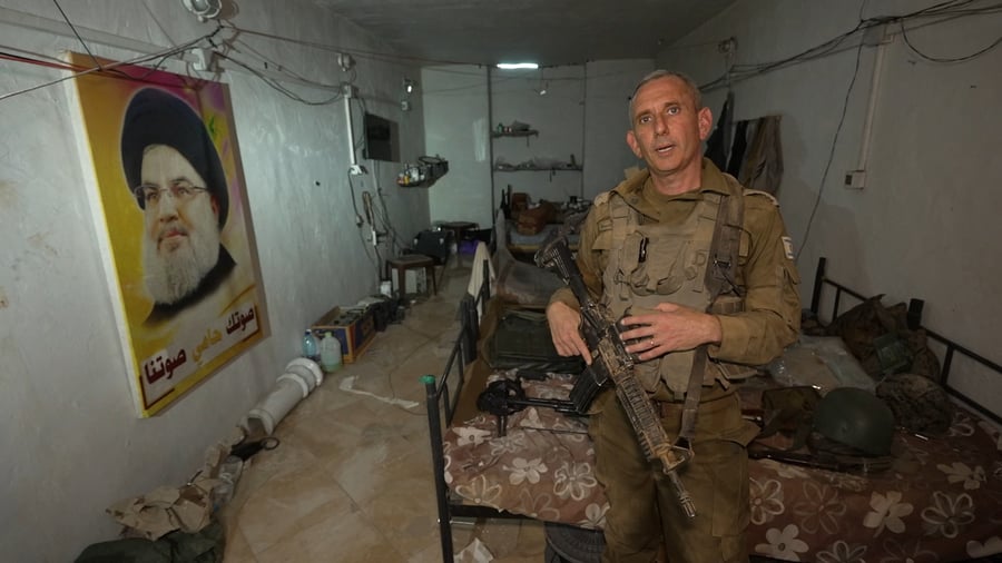 דובר צה"ל תת-אלוף דניאל הגרי מהמנהרה