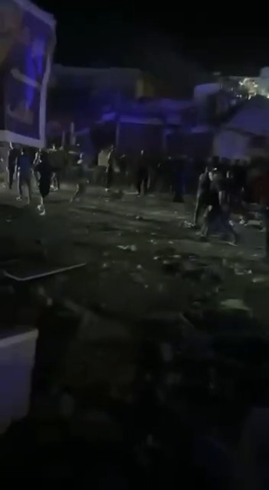 ההרס בזירת התקיפה בצידון