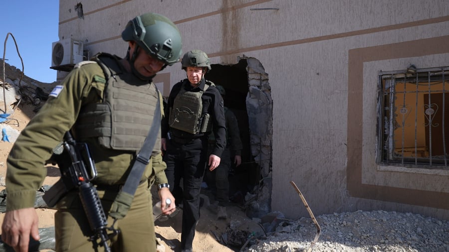 הסיור היום של שר הביטחון