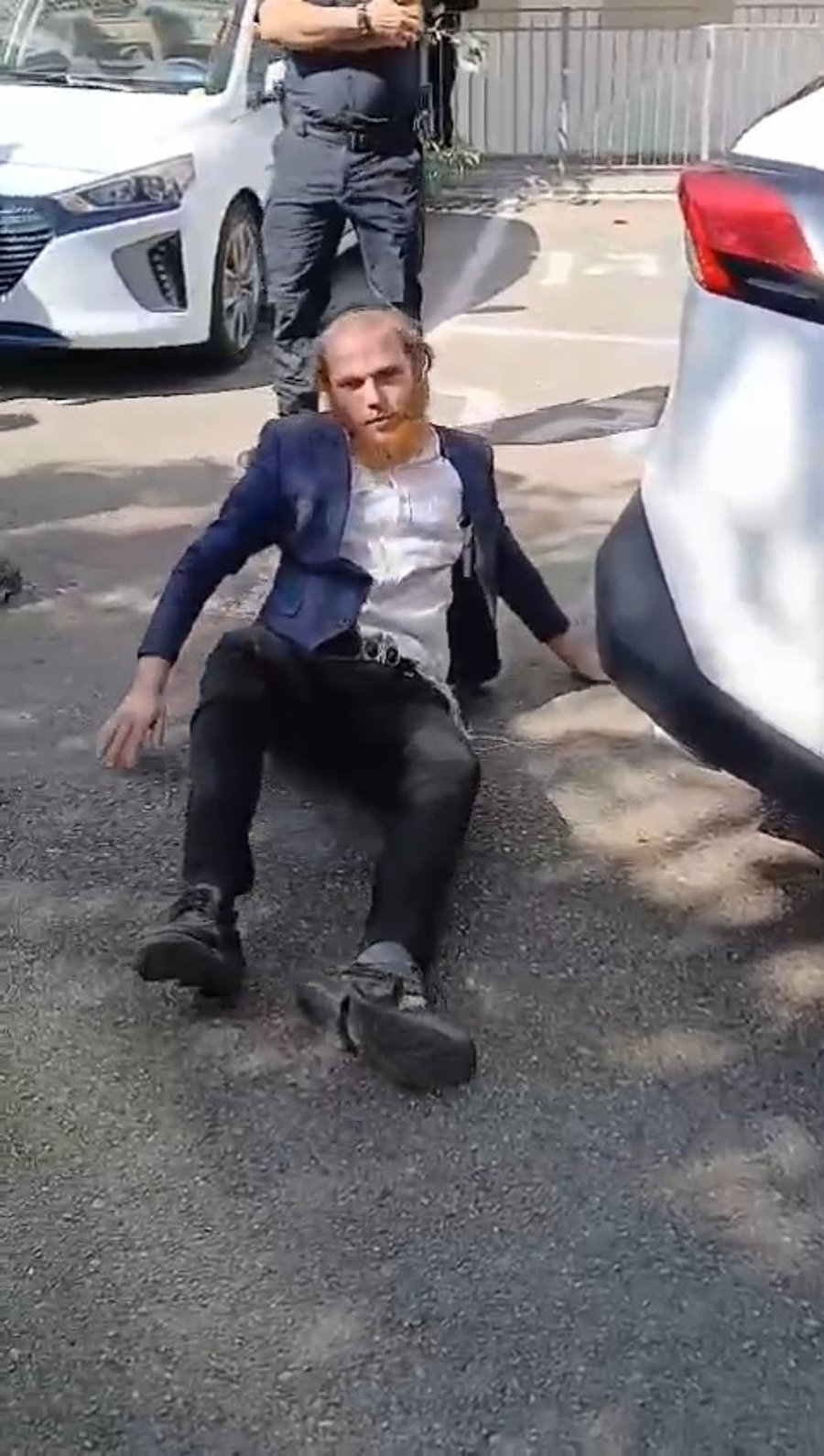 הפגנת הפלג הירושלמי מול לשכת הגיוס בחיפה