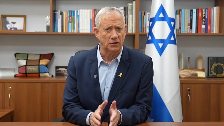 "תקציב סקטוריאלי ששומר על הממשלה" | צפו בדבריו של יו"ר המחנה המללכתי בני גנץ על תקציב המדינה