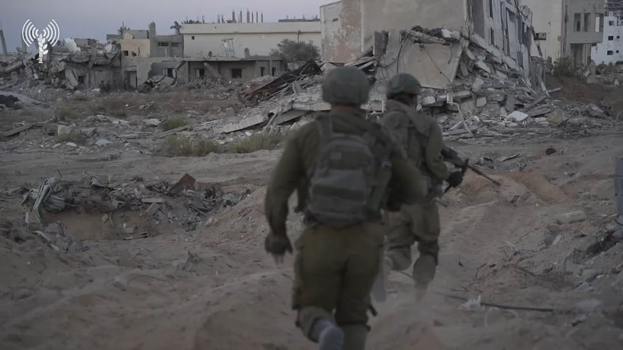 תיעוד מפעילות כוחות צה"ל ברצועת עזה