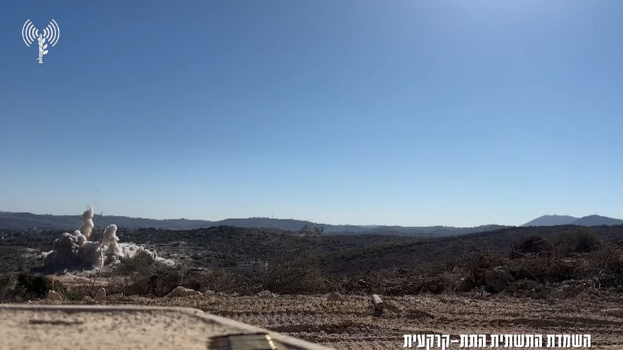 צפו: לוחמי חטיבה 188 משמידים תשתית טרור תת קרקעית שהתגלתה בדרום לבנון