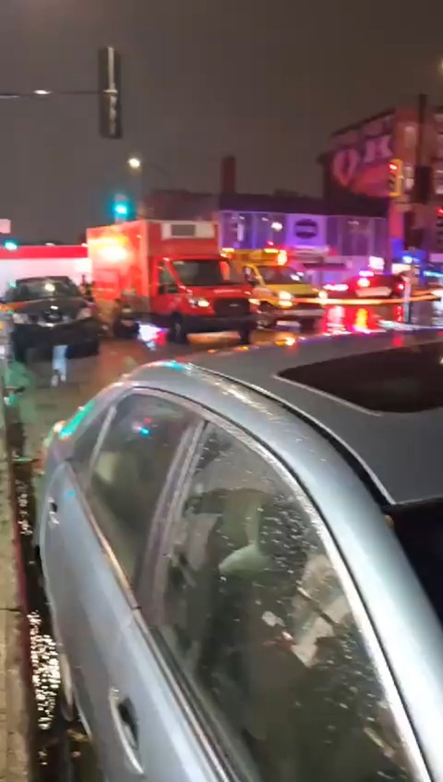 זירת התאונה במונטריאול 