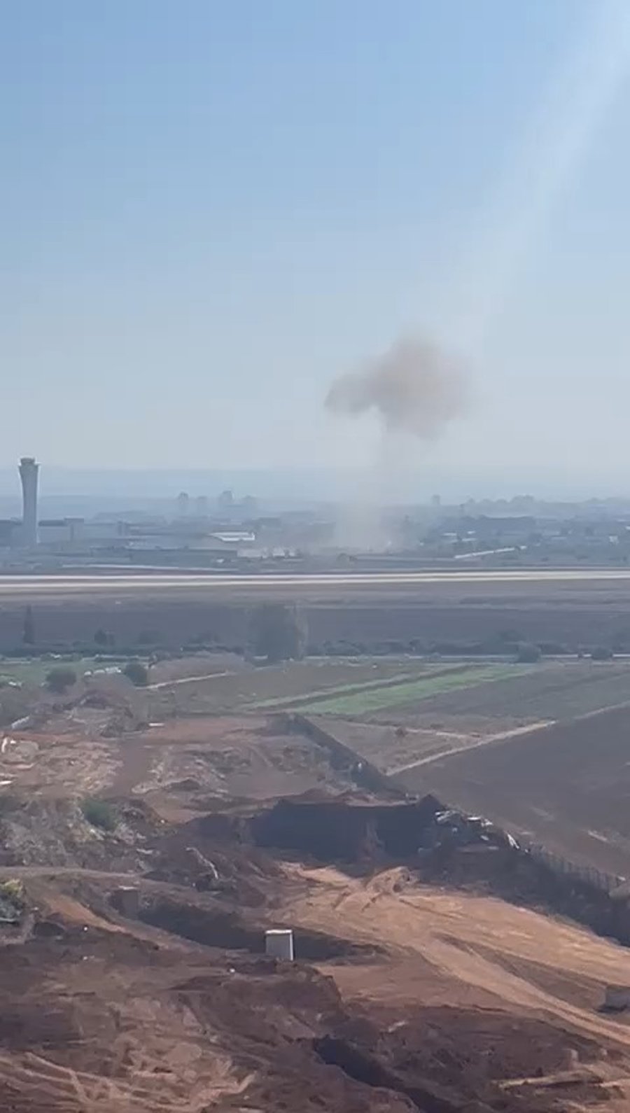 הנפילה באזור נתב"ג