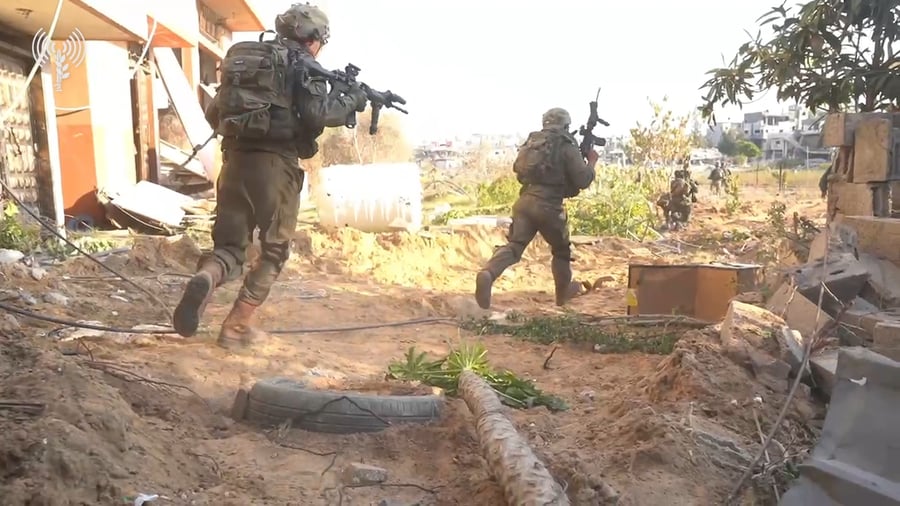 לוחמי צה"ל ברצועת עזה