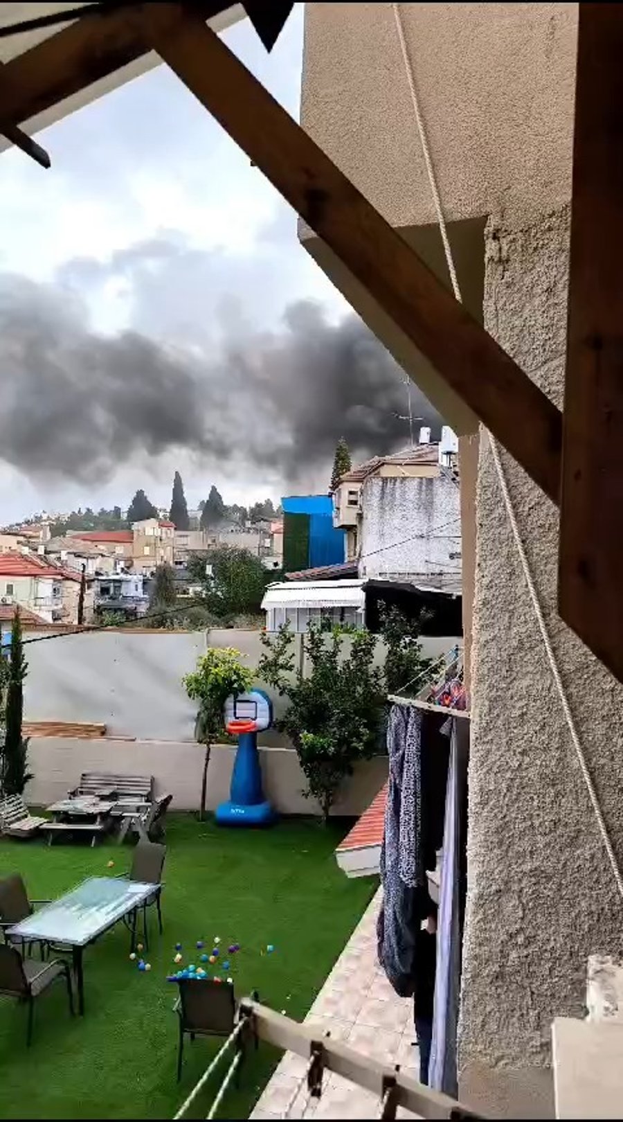 פגיעה ישירה בקריית אתא