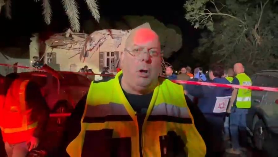 מנכ"ל עיריית חיפה בזירת הנפילה