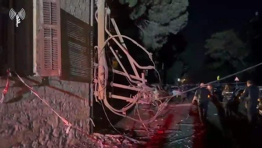 זירת הנפילה בחיפה