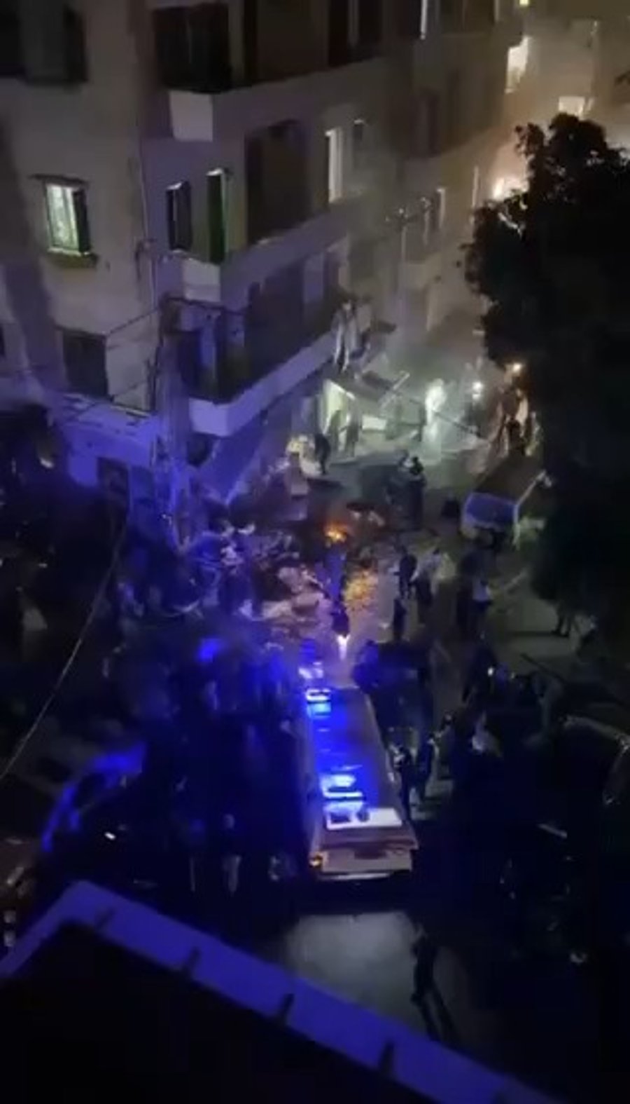 זירת התקיפה בביירות