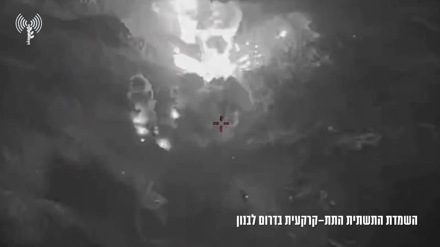 תיעוד מהשמדת התשתית התת-קרקעית