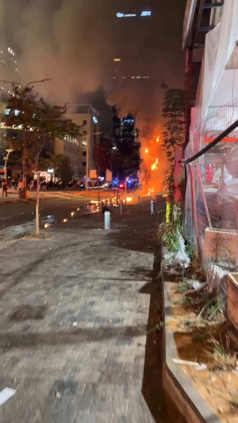 זירת הנפילה ברמת גן