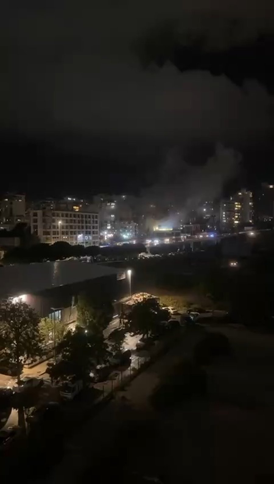 זירת התקיפה בביירות