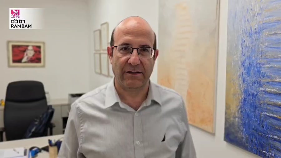 ד"ר נתנאל הורוביץ, חבר הנהלת בית החולים רמב"ם - בעדכון מסכם על מספר הנפגעים