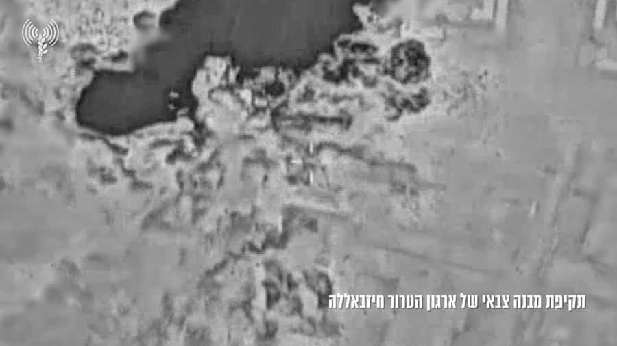 תיעוד מתקיפות צה"ל בלבנון