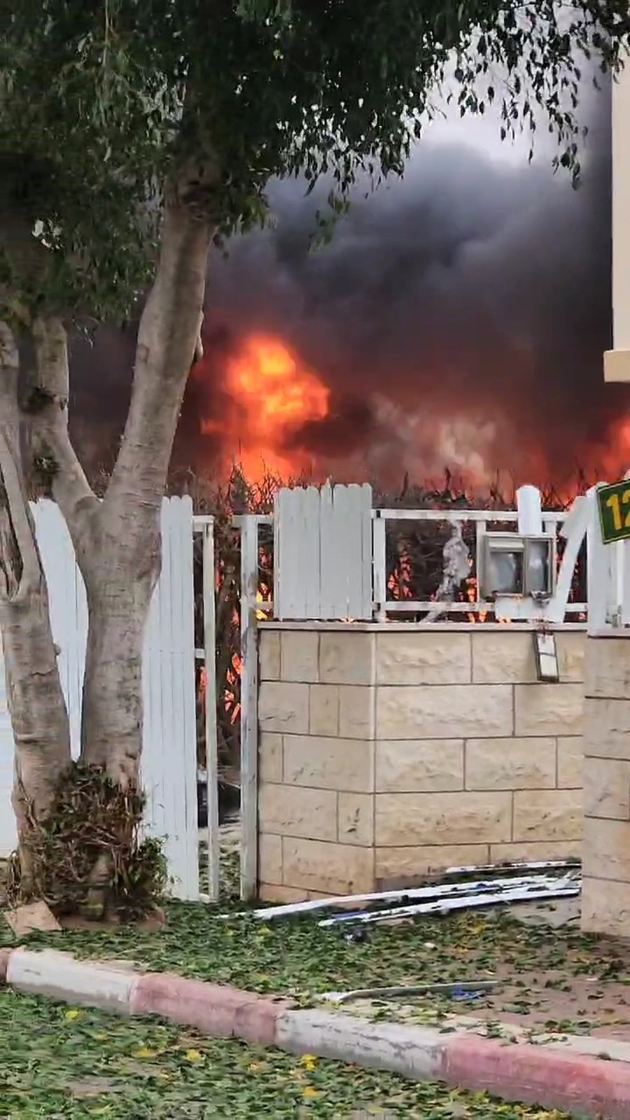 זירת הנפילה בפתח תקווה