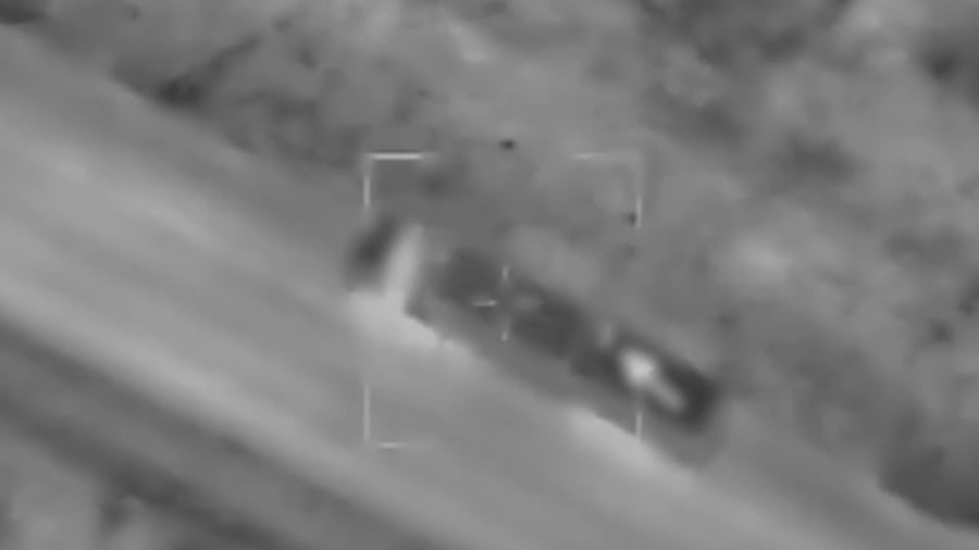 תקיפת משאית ובה אמצעי לחימה בשטח סוריה