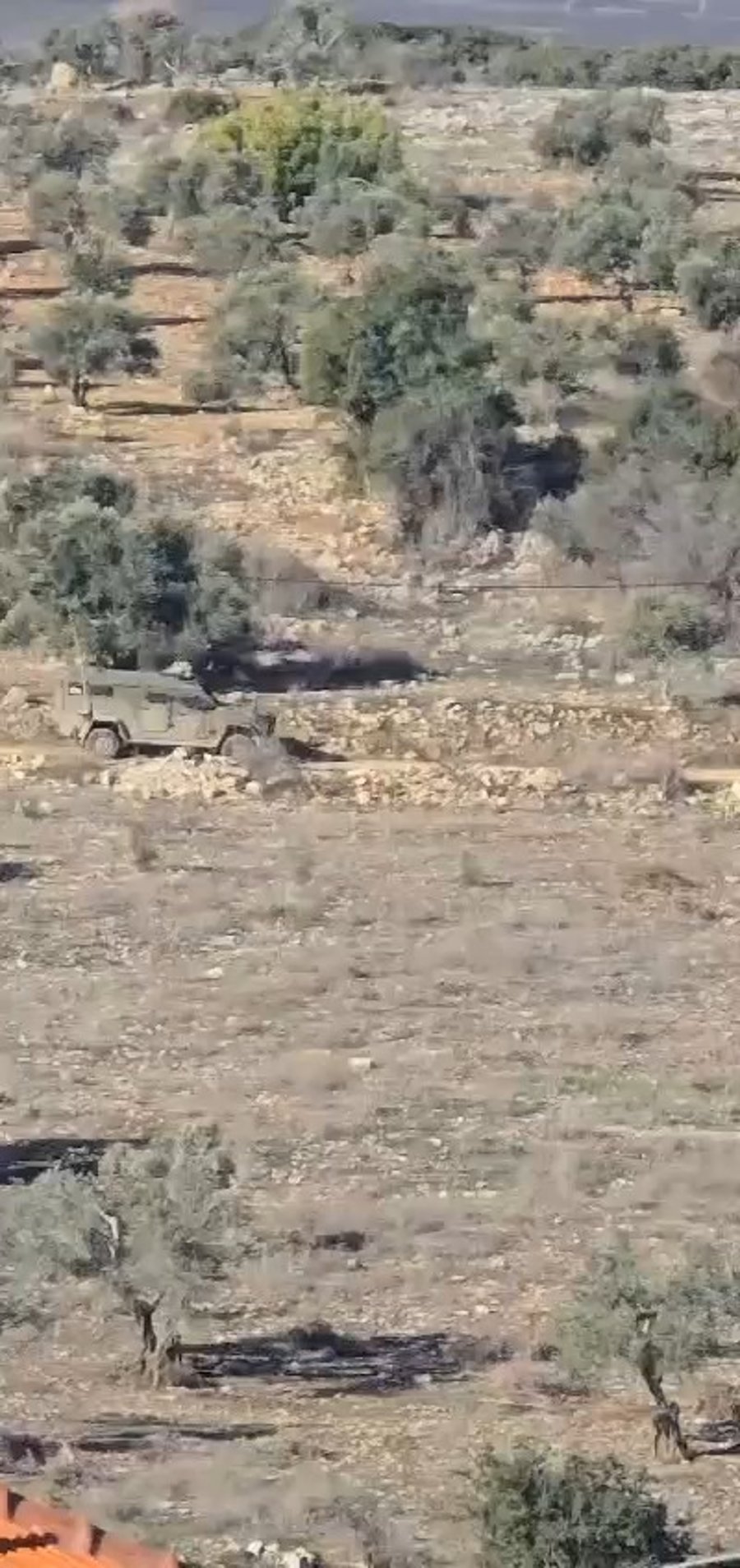 כניסת כוחות צה"ל לכפר לאחר החיסול מהאוויר