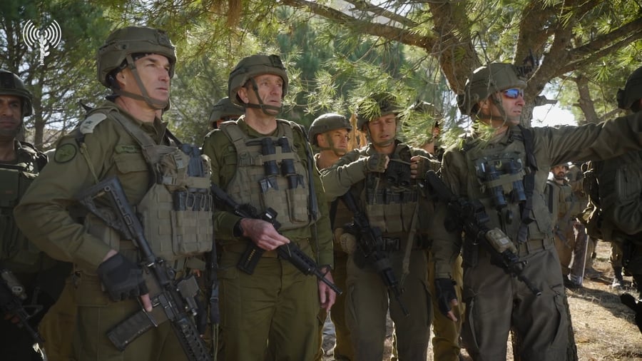 הרמטכ"ל הרצי הלוי בפיקוד הצפון ובדרום לבנון