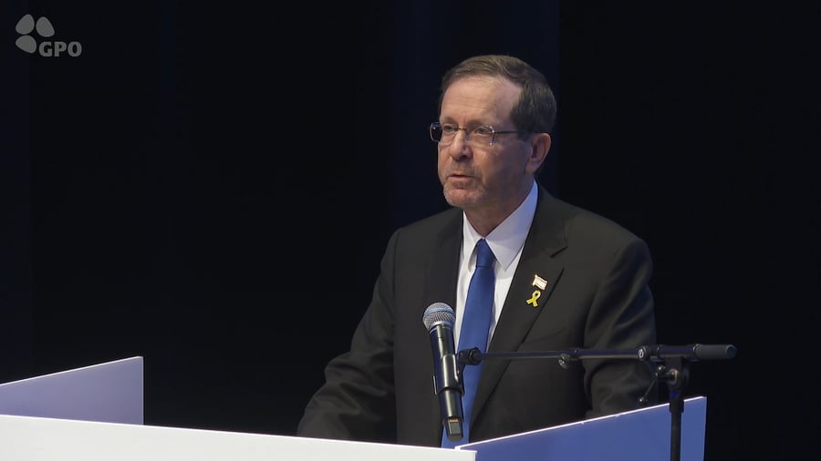 דברי הנשיא הרצוג נגד בוגי יעלון