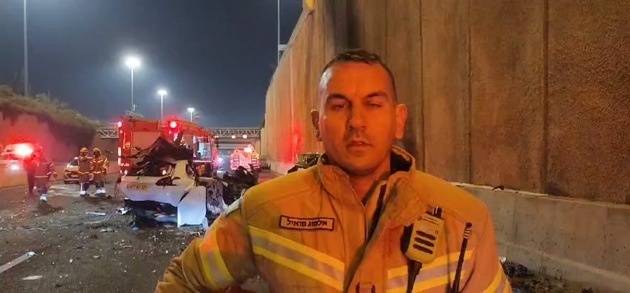 זירת התאונה הקטלנית