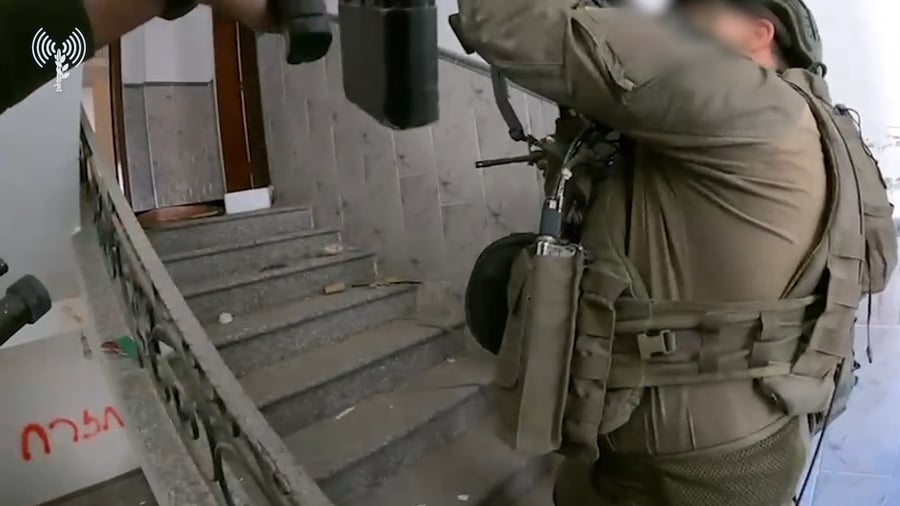 תיעוד מפעילות כוחות אוגדה 99 במסדרון מרכז הרצועה