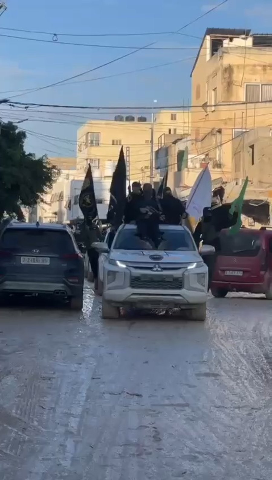 גדוד ג'נין עם הרכבים הגנובים