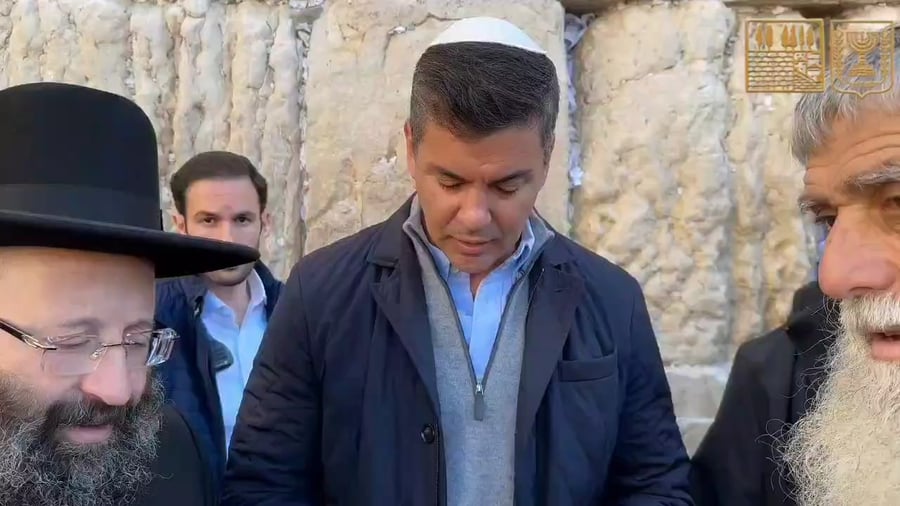 נשיא פרגוואי בכותל | צפו