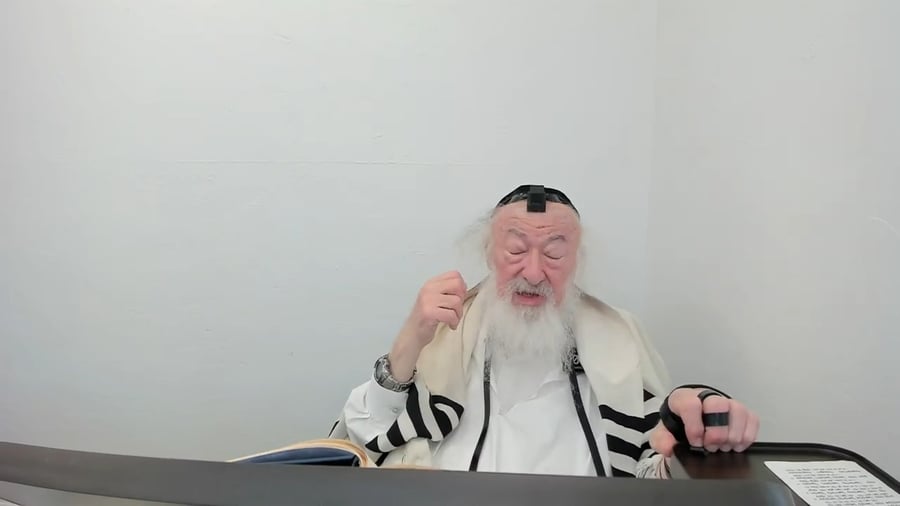 הרב יעקב דוד סטפנסקי בשיעור על מסכת סוכה