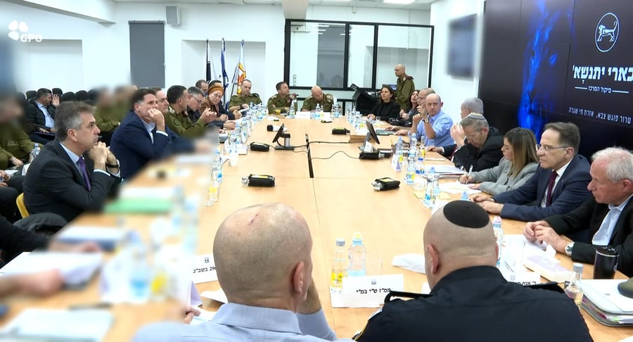 ראש הממשלה נתניהו מכנס בשעה זו את הקבינט המדיני ביטחוני - בפיקוד המרכז