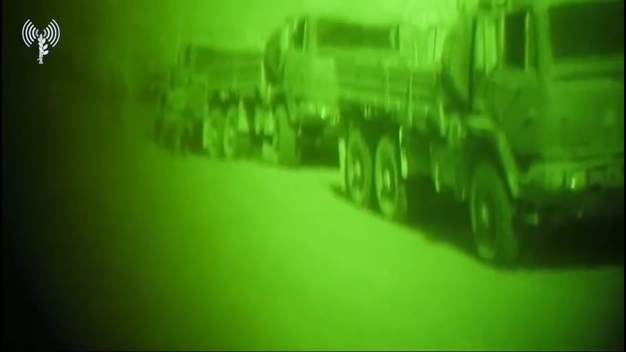 שיירות לוגיסטיות של צה"ל בגבול הצפון