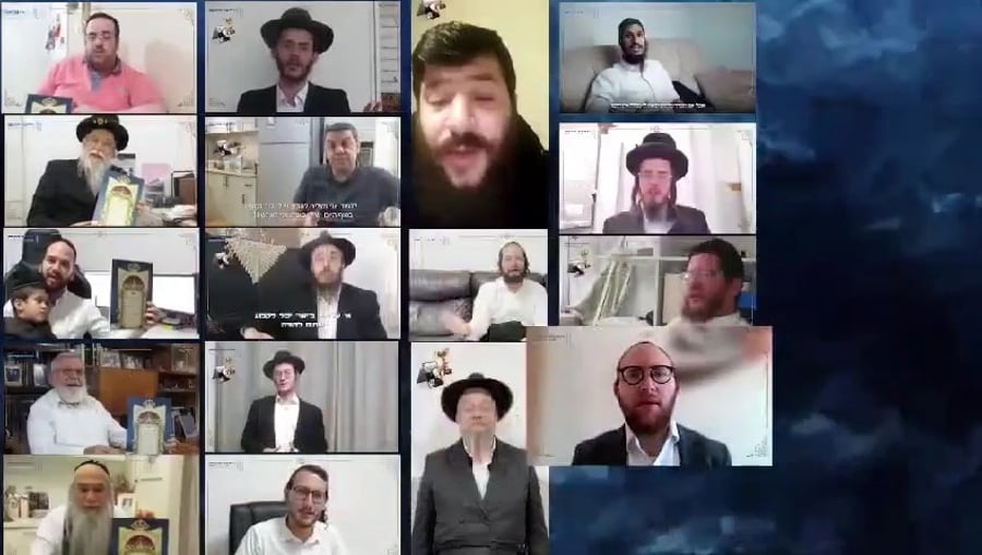 כולם כבר שם: מגידי השיעורים, האברכים, האנשים הפשוטים, אפילו המפורסמים שכולם מדברים עליהם.