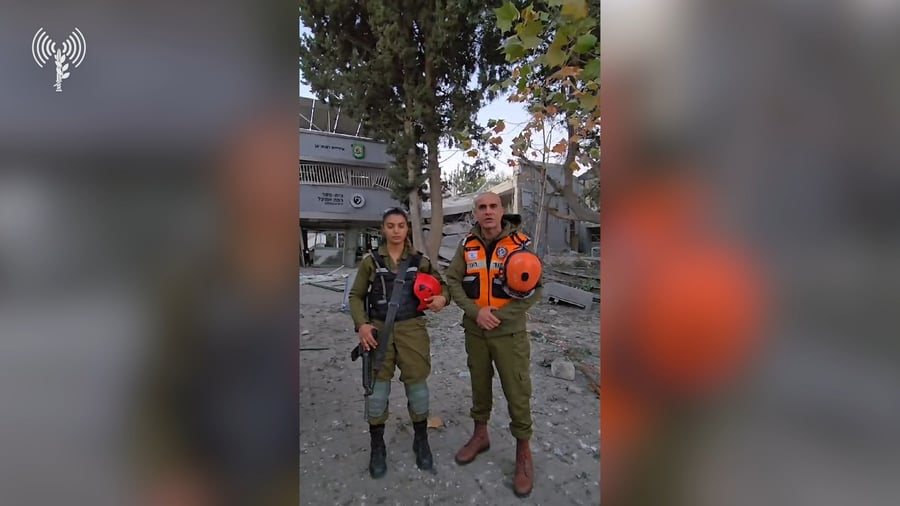 "פגיעה ישירה של טיל מתימן" | דברי מפקד פיקוד העורף בזירת הנפילה בשכונת רמת אפעל - רמת גן