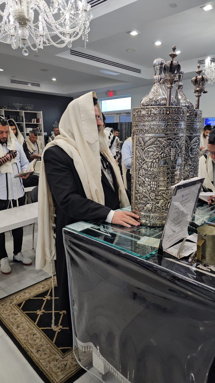הרה"צ רבי ישראל אברג'ל בביקור בארה"ב