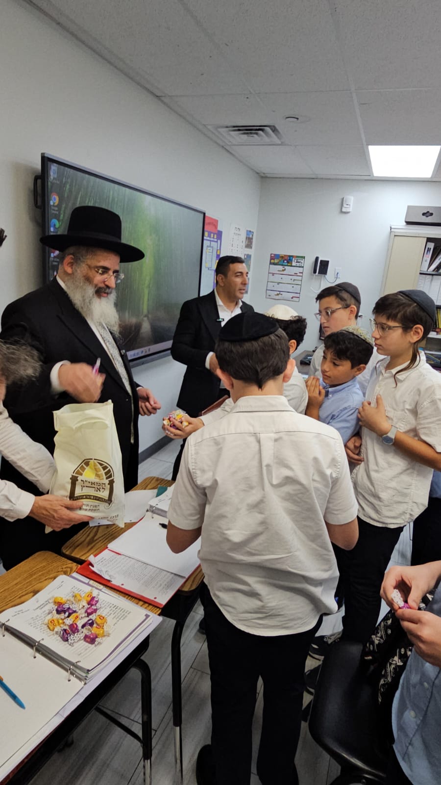 הרה"צ רבי ישראל אברג'ל בביקור בארה"ב