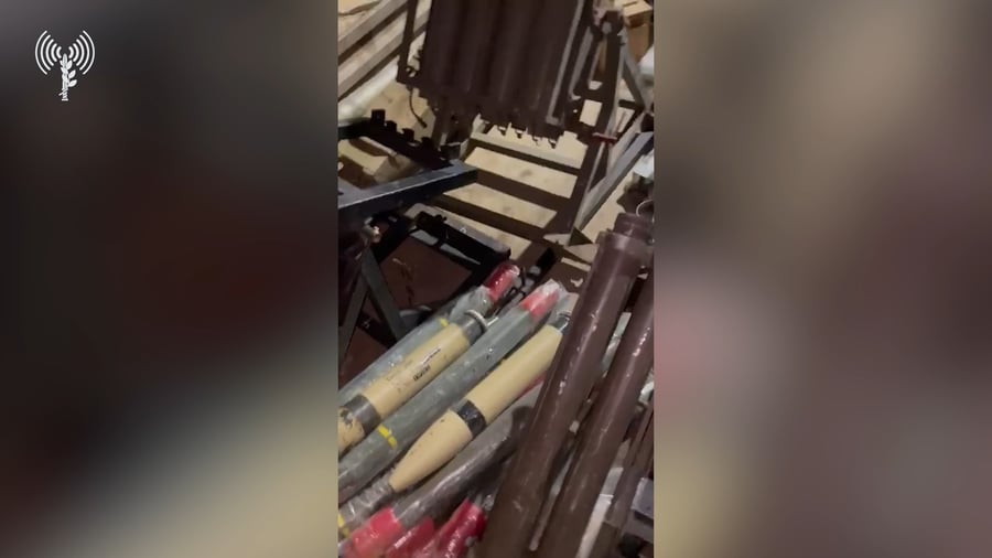 תפיסת האמל"ח ע"י גדוג הנדסה קרבית 