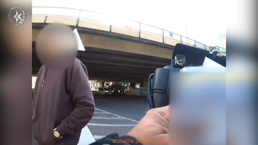 מעצר נהג הקטנוע