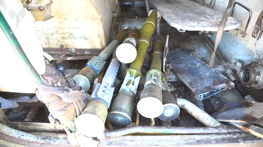 תיעוד של נגמ״ש חמוש שאותר