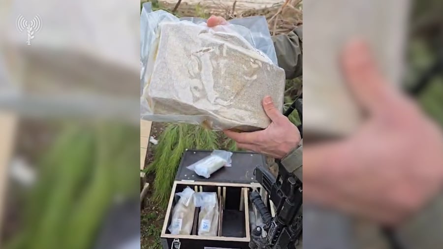 אמצעי הלחימה שנתפסו