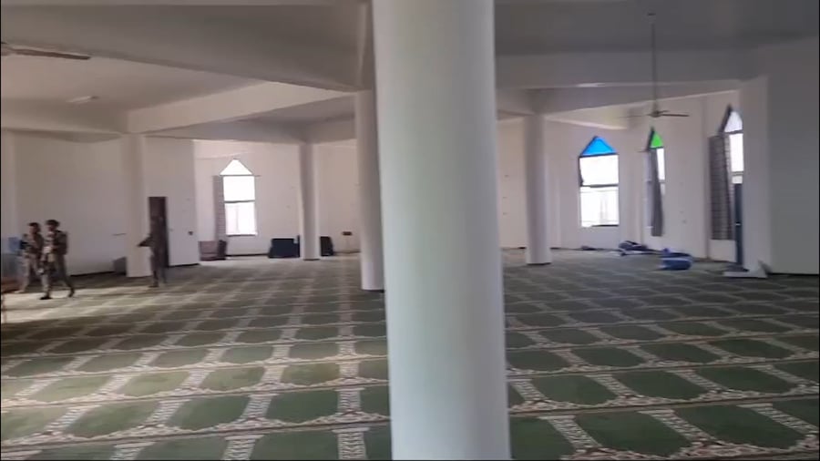 סריקת כוחות צה"ל בתוך מסגד הג׳בריאת״ בג׳נין 