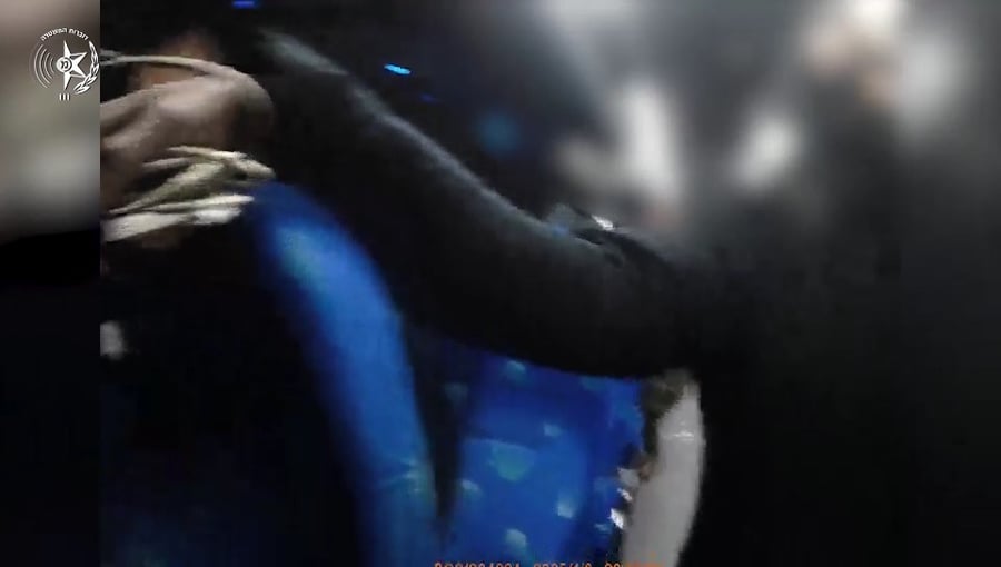 מעצר החשוד באוטובוס